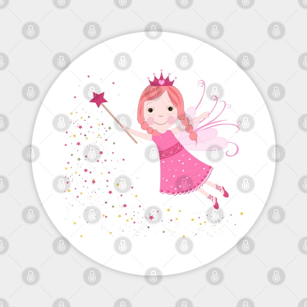 Cute fairy girl Magnet by GULSENGUNEL